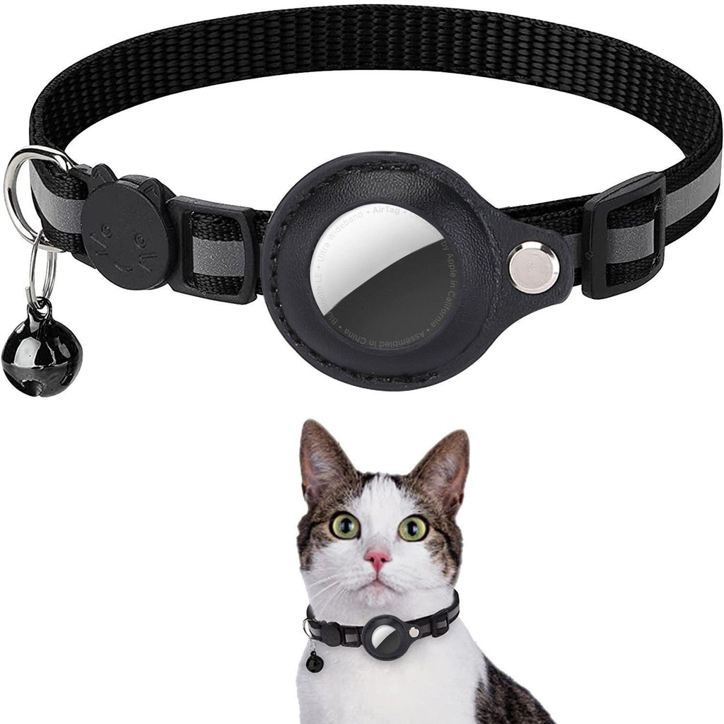 Collar for Airtag anti-loss positioning tracking kitten reflective bell